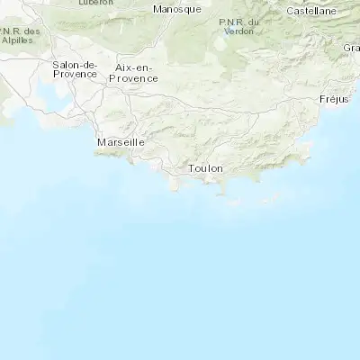 Map showing location of La Seyne-sur-Mer (43.103220, 5.878160)