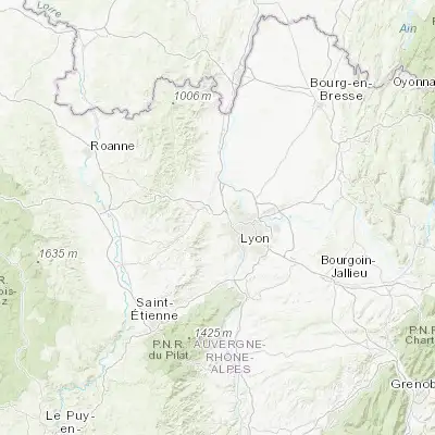 Map showing location of La Tour-de-Salvagny (45.813740, 4.716700)