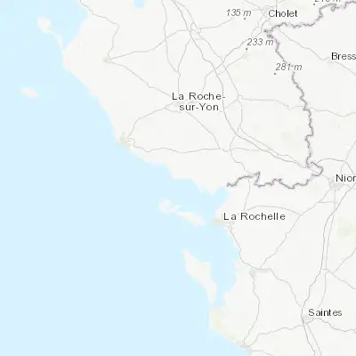 Map showing location of La Tranche-sur-Mer (46.343000, -1.437000)