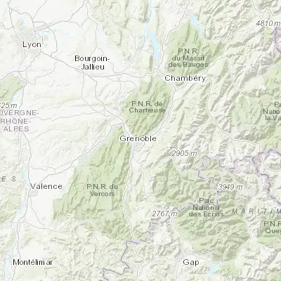 Map showing location of La Tronche (45.205070, 5.746290)