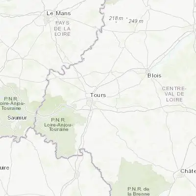 Map showing location of La Ville-aux-Dames (47.395510, 0.768370)