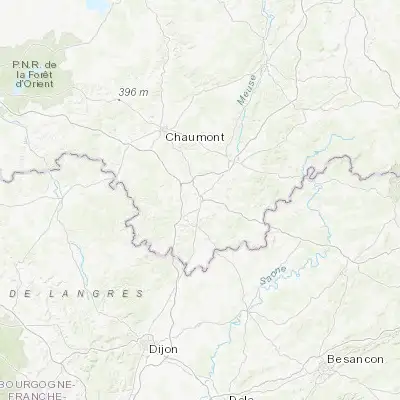 Map showing location of Langres (47.862630, 5.333080)