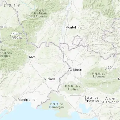 Map showing location of Laudun-l'Ardoise (44.104820, 4.657280)