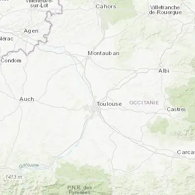 Map showing location of Launaguet (43.678180, 1.456030)