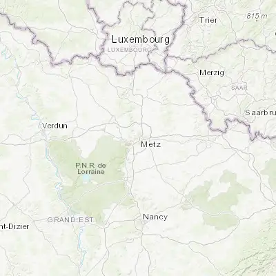 Map showing location of Le Ban Saint-Martin (49.122500, 6.151110)