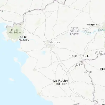 Map showing location of Le Bignon (47.098540, -1.491030)