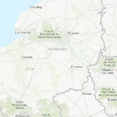 Map showing location of Le Neubourg (49.150480, 0.910200)