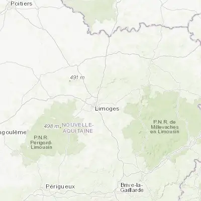 Map showing location of Le Palais-sur-Vienne (45.863900, 1.323130)
