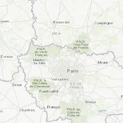 Map showing location of Le Plessis-Bouchard (49.000000, 2.233330)