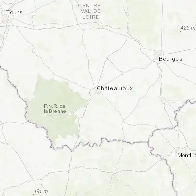 Map showing location of Le Poinçonnet (46.764100, 1.717900)
