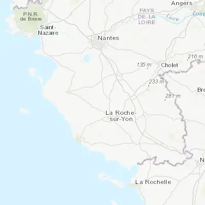 Map showing location of Le Poiré-sur-Vie (46.768680, -1.509110)