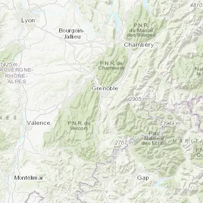 Map showing location of Le Pont-de-Claix (45.123210, 5.697820)