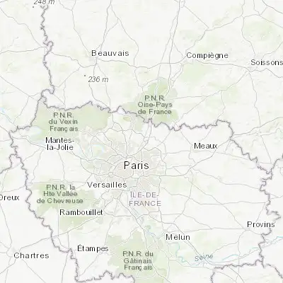 Map showing location of Le Thillay (49.006590, 2.472180)