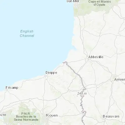 Map showing location of Le Tréport (50.059790, 1.375830)