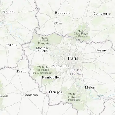 Map showing location of Le Vésinet (48.892810, 2.133080)