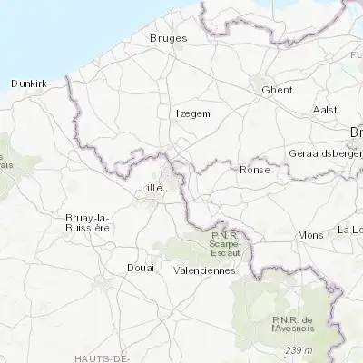 Map showing location of Leers (50.682170, 3.244290)
