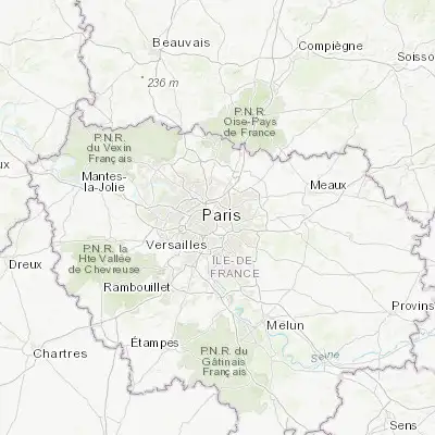 Map showing location of Les Lilas (48.879920, 2.420570)