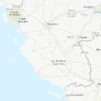 Map showing location of Les Lucs-sur-Boulogne (46.844140, -1.493920)