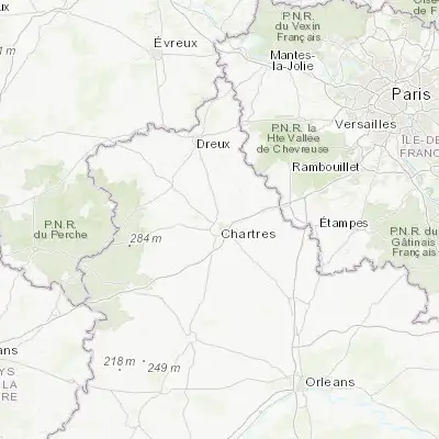 Map showing location of Lèves (48.470650, 1.481940)