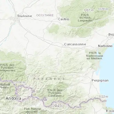 Map showing location of Limoux (43.054870, 2.221730)