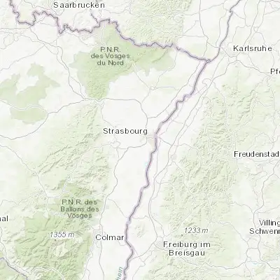 Map showing location of Lingolsheim (48.557520, 7.682530)