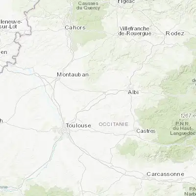 Map showing location of Lisle-sur-Tarn (43.853470, 1.809830)