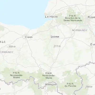Map showing location of Livarot (49.005000, 0.150200)