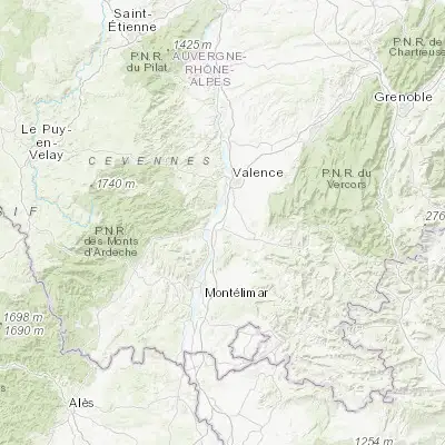Map showing location of Livron-sur-Drôme (44.776890, 4.841800)