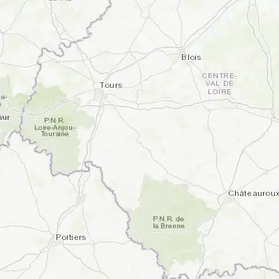 Map showing location of Loches (47.128580, 0.995220)