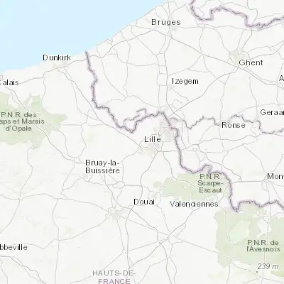 Map showing location of Lomme (50.643580, 2.987150)