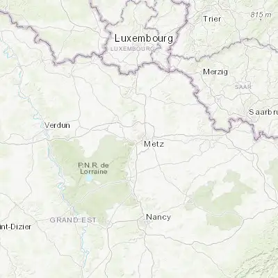 Map showing location of Longeville-lès-Metz (49.114030, 6.136120)
