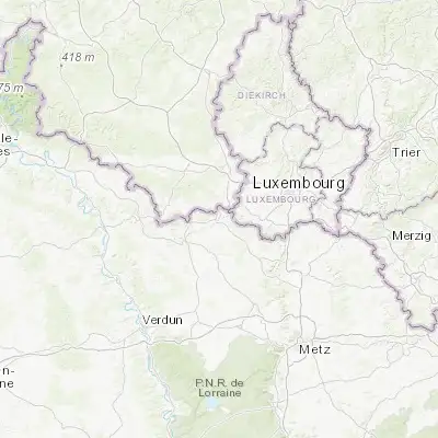 Map showing location of Longwy (49.521700, 5.761920)