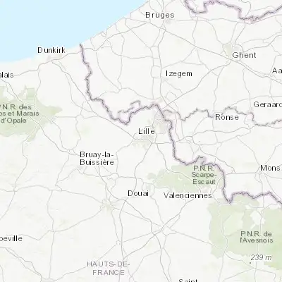 Map showing location of Loos (50.609820, 3.018740)