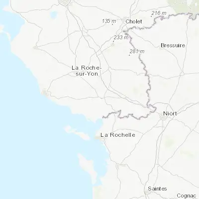 Map showing location of Luçon (46.454930, -1.166290)
