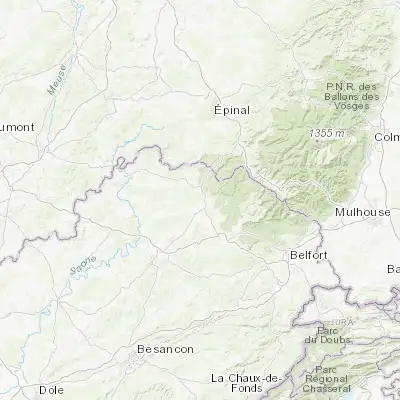 Map showing location of Luxeuil-les-Bains (47.817100, 6.365000)