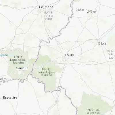 Map showing location of Luynes (47.384410, 0.554700)