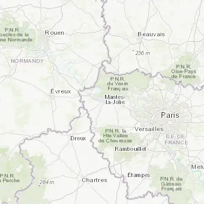 Map showing location of Mantes-la-Ville (48.973740, 1.702530)