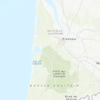 Map showing location of Marcheprime (44.692420, -0.854790)