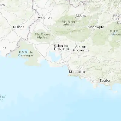 Map showing location of Marignane (43.417270, 5.214620)
