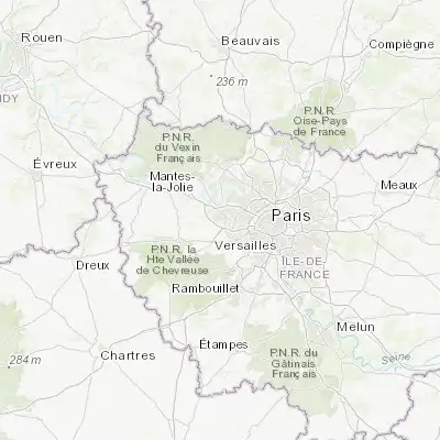 Map showing location of Marly-le-Roi (48.866670, 2.083330)
