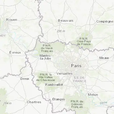 Map showing location of Maurecourt (48.996140, 2.061550)