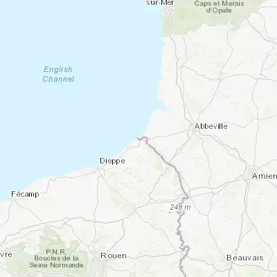 Map showing location of Mers-les-Bains (50.065380, 1.388100)