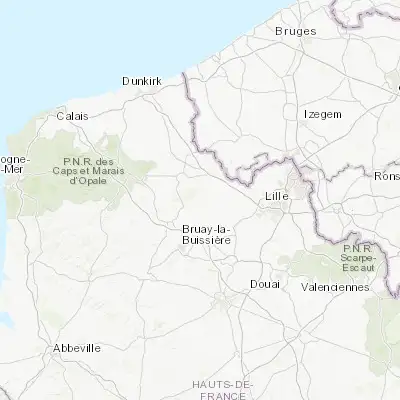 Map showing location of Merville (50.643290, 2.641250)
