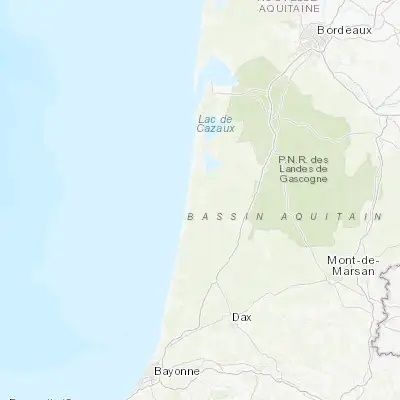 Map showing location of Mimizan (44.201350, -1.228730)