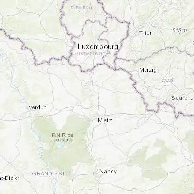 Map showing location of Mondelange (49.261450, 6.165030)