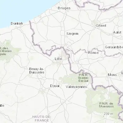Map showing location of Mons-en-Barœul (50.633330, 3.116670)