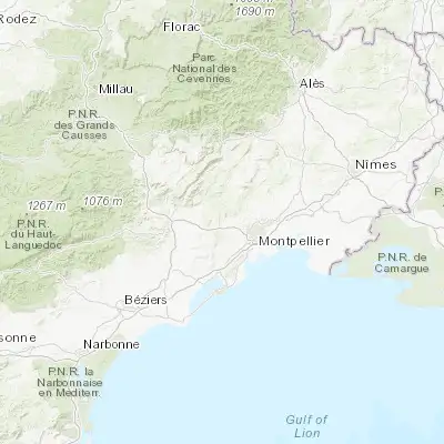 Map showing location of Montarnaud (43.649090, 3.698330)