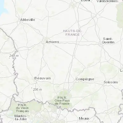 Map showing location of Montdidier (49.648000, 2.569910)