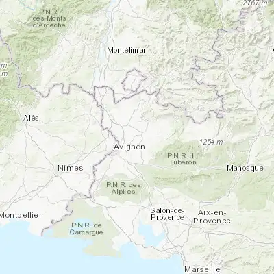 Map showing location of Monteux (44.036180, 4.996300)