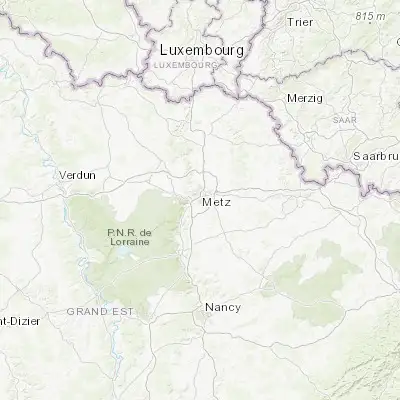 Map showing location of Montigny-lès-Metz (49.095600, 6.152710)
